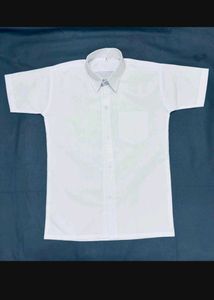 White Short Sleeve Button Down