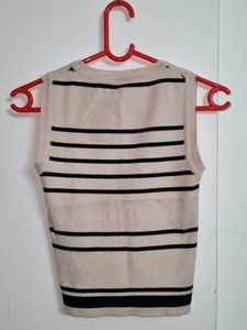 Striped Sleeveless Top