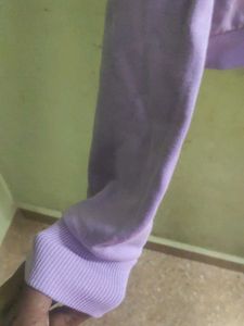 Cute Graphic Lavender Sweatshirt