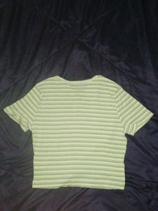 Striped Green Tee