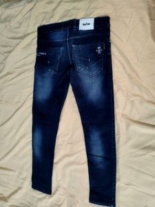Classic Dark Wash Denim Jeans