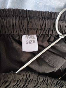 Black Casual Pajama with Side Ribbon