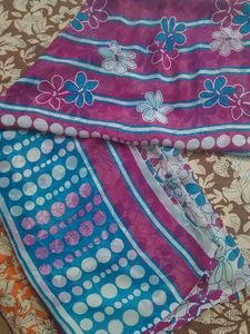 Floral Chiffon Saree