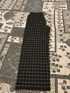 Black Plaid Set