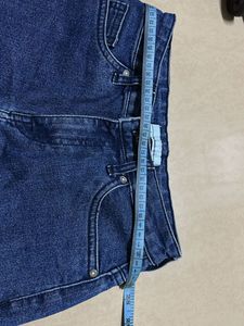 Frayed Hem Denim Shorts
