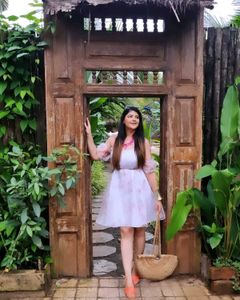 White Organza Dress