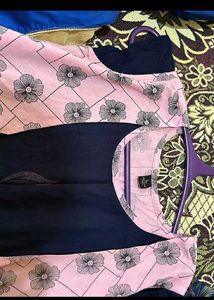 Pink &amp; Blue Kurti