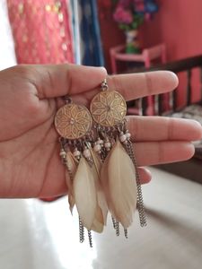 Feather Jhumka