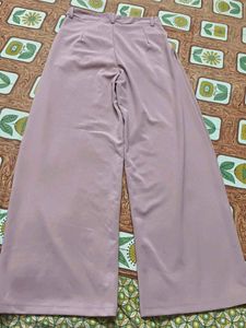 Wide Leg Lavender Pants