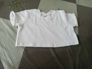 White Crop Top