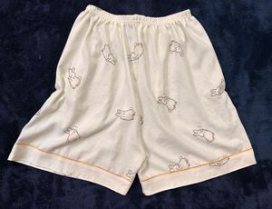 Cute Bunny Print Pajama Set