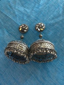 Limited Time Sale ! Oxidised Silver Jhumka ✨✨
