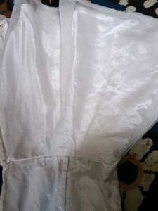 White Colour Party Frock