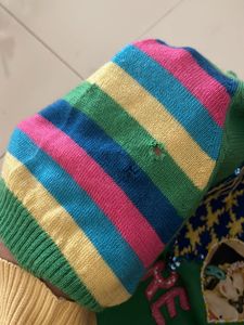 Woolen Green Top