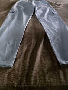 Light Blue Cargo Pants