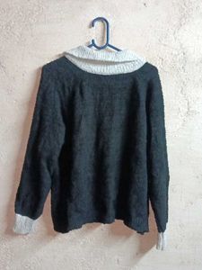 Oversized Winter Fashion Cardigan Sweater Black