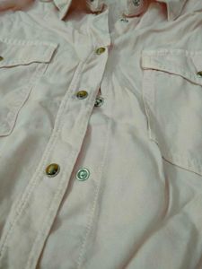 M&amp;S Pink Long Sleeve Shirt