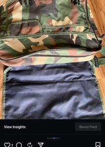 Camouflage colour bag