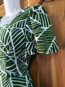 Tropical Print Dress