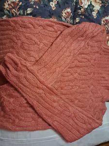 Warm Woollen Long Neck Sweater