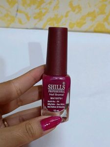 Plum Shade Nail Paint By Shills Professional