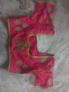 Embroidered Pink Blouse