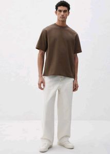 Unisex Brown Oversized Tee 240GSM