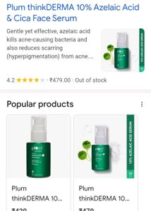 Plum Goodness Think Derma Cica &amp; Azelaic Acid 10%