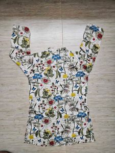 Floral Print Button-Down Shirt