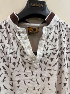 Bird Print T-Shirt