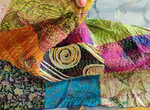 brand new Patchwork Kantha Throw/Scarf