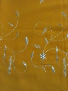 Embroidered saare with blouse