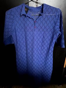 Blue Net Dress