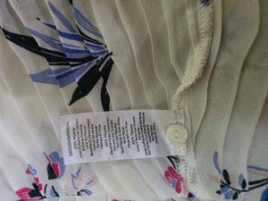 Floral White Shirt UK Classic 38