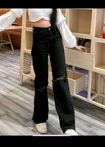 Black Wide Leg Jeans