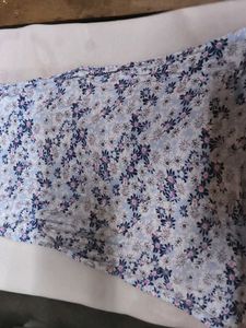 Floral Blue Kurti