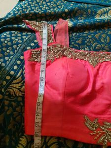 Pink Girlish Look Skirt Croptop With NetDupatta