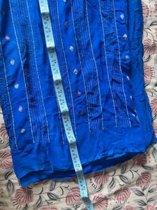 Pure Goergette khaddi weave  with blouse piec