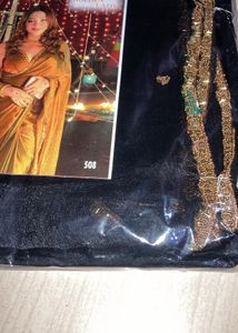 Golden Lady Saree