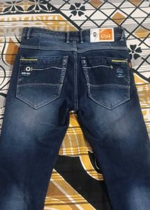 Dark Blue Denim Jeans