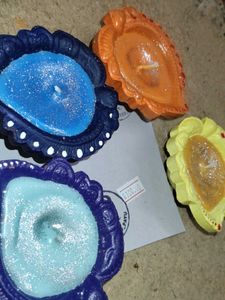 Set of 4 Decorative Diyas