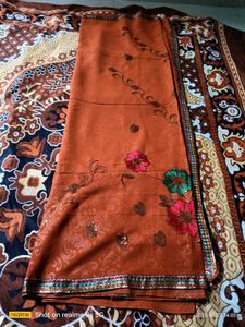 Embroidered Saree