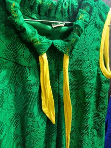 Beautiful Silk Top With Lace