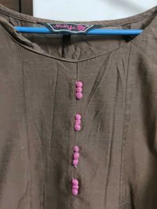 Brown Kurti For Sale Used Only Twice