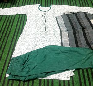 Totally New Suit Duppta Set With Pant...