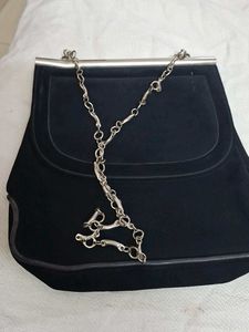 Black Swad Valvet Purse
