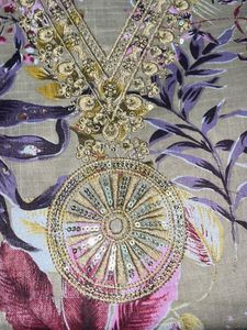 Two Suits Floral Rayon Unstitched Suit Fabric