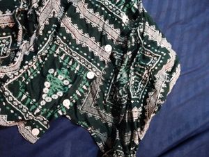 Green Printed Dress