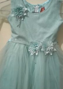 Cute Blue Party Dress