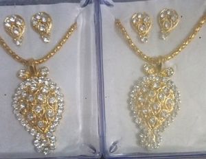 Beautiful Stone Combo Necklace Set